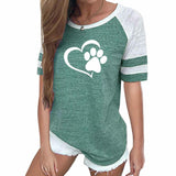 Love Dog Paw Women's Top