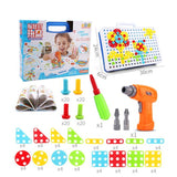 Educational Toy Electric Drill Screwing Puzzle