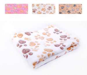 Cute Floral Pet Sleep Warm Paw Print