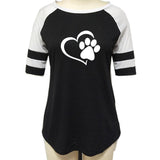 Love Dog Paw Women's Top