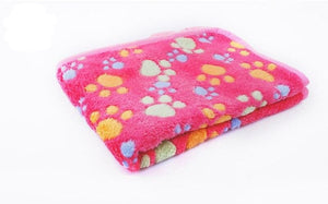 Cute Floral Pet Sleep Warm Paw Print