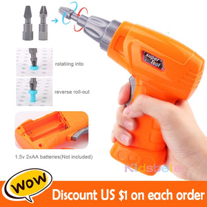 Educational Toy Electric Drill Screwing Puzzle