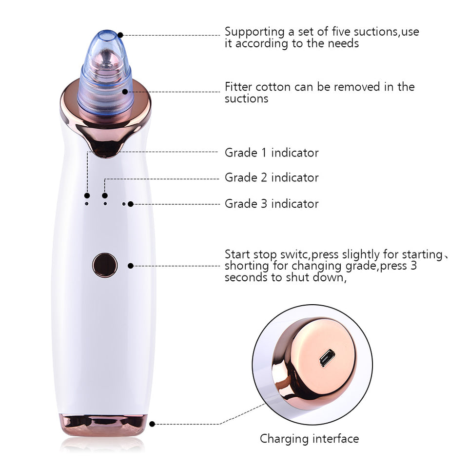 Gentle Pore Vacuum (Blackhead Remover) - Instashop Life